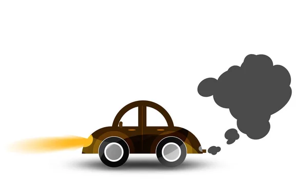 auto echa humo